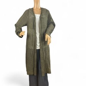 EST.1946 (Cato) Olive Green Women's Long Knit Cardigan size 22/24